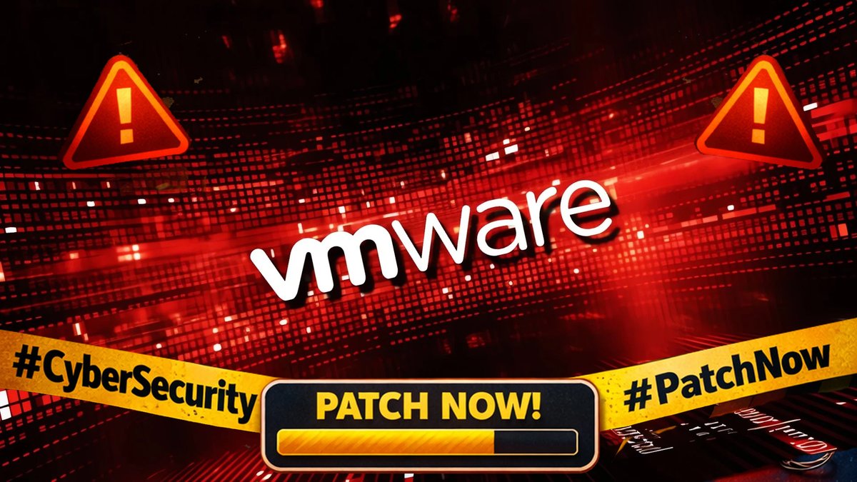 NSIguy's tweet photo. Ransomware gangs are now exploiting a high-severity VMware ESXi vulnerability in the wild, per CISA — turning a sandbox escape bug into real attack impact for admins who haven’t patched yet. Time to patch, folks. 🔒
https://t.co/TafzyRJqRT
#CyberRisk #VMwareSecurity https://t.co/xTlzOoWSqW