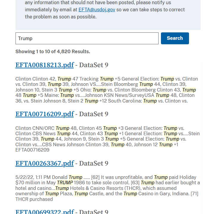 RyanRozbiani's tweet image. JUST IN 🇺🇸: 541 Files Related to Trump DELETED

The DOJ continues to delete files containing the word "Trump."

Originally, there were 5,361 files; today, there are 4,820.