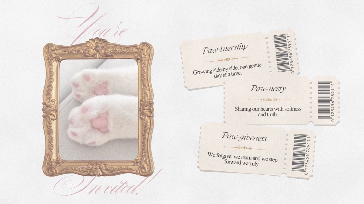 Psst... The door is about to open 🐈‍⬛🐾
Let's gather in galspaw and <a href="/genspaw/">َ</a> (for the male-catto) and purr, play, and drop the cutest vibes together, cattos! 🤍