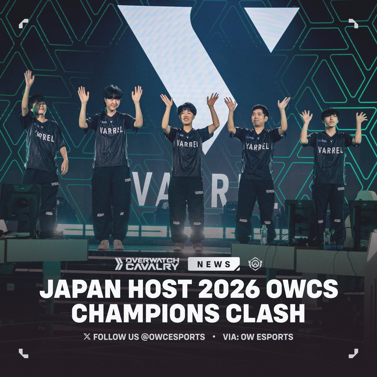 OWCEsports's tweet photo. よし、そろそろ行こう！

The Land of the Rising Sun will see Overwatch at it's doorstep as the #OWCS2026 Champions Clash will be hosted in Japan 🇯🇵 https://t.co/VCi5jsVYMi