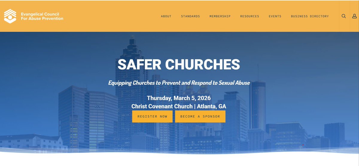 Tom Rawlings and I are speaking at the Safer Churches conference in Atlanta on March 5, 2026. Our topics are clergy privilege and how to audit child protection policies. YSO Academy is a sponsor, and we would love to see you there!

ecap.net/saferchurches/