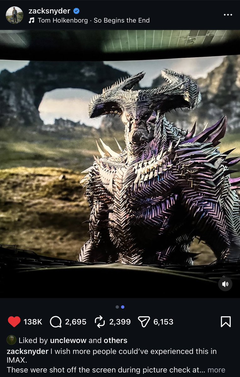 Zack Snyder’s Justice League in <a href="/IMAX/">IMAX</a> is going to hit like a SUPERMAN PUNCH 🚨

“For Darkseid.”🔥

#ZSJLonNetflix <a href="/netflix/">Netflix</a> #SnyderVerseOnNetflix