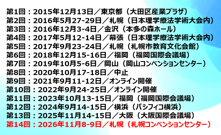 第14回日本運動器理学療法学会学術大会 tweet media