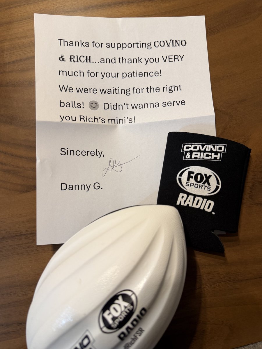 Rockdogg's tweet photo. @CovinoandRich thanks for the swag boys! https://t.co/WgsP3835ZB
