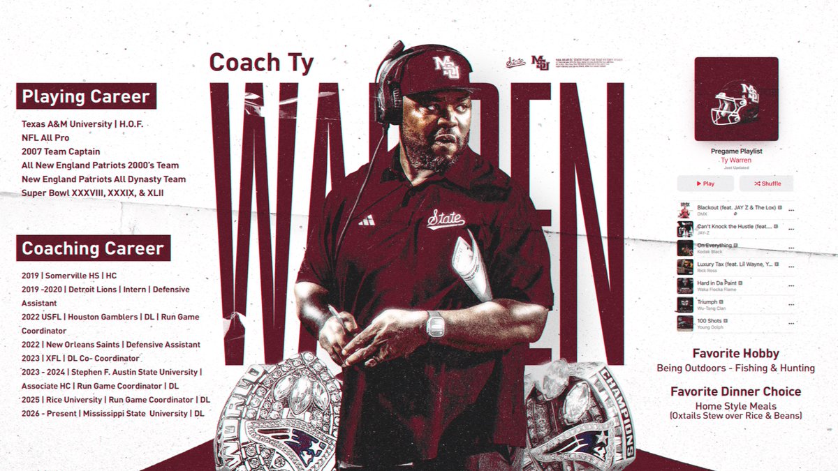 Coach “Ty” Warren tweet media