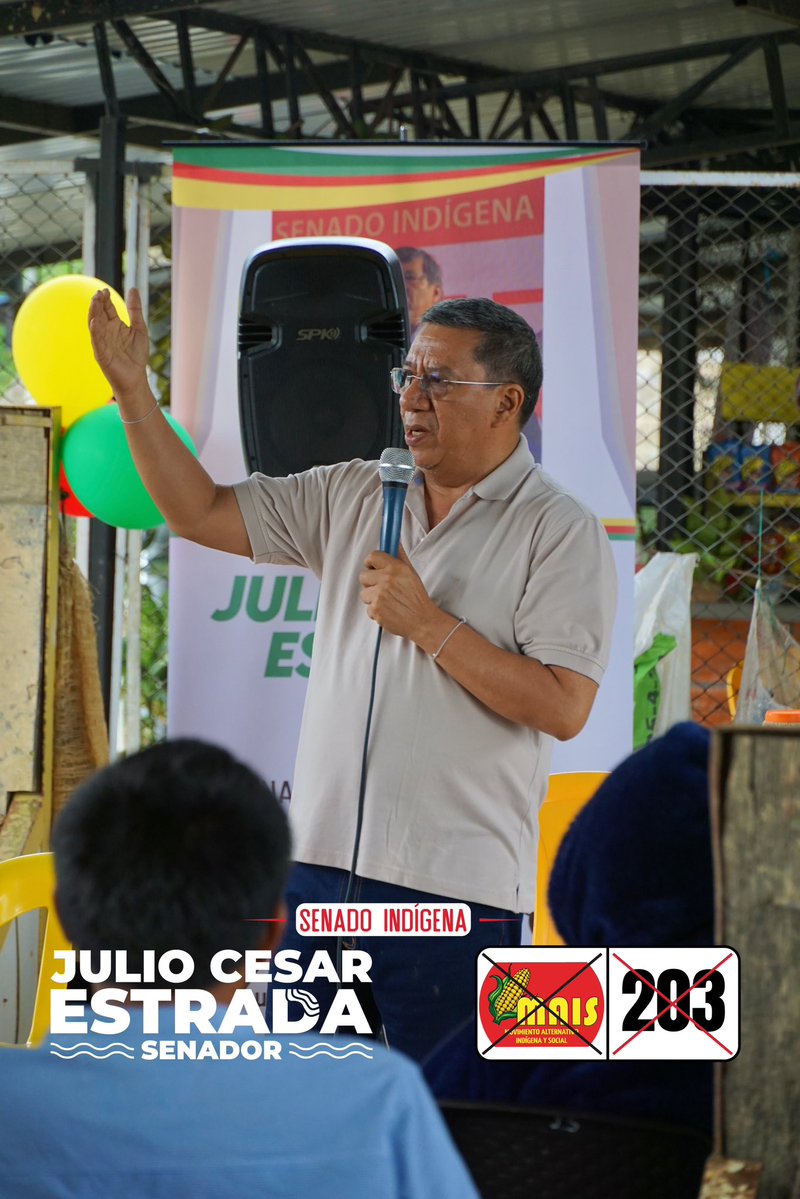 Continuamos trabajando de manera decidida para hacer efectiva la Constitución Política en beneficio de todas y todos los colombianos.

Este 8 de marzo #ConLosProtectoresDeLaVida, pide el tarjetón del Senado Indígena, el de color rosado, y marca: #MAIS203