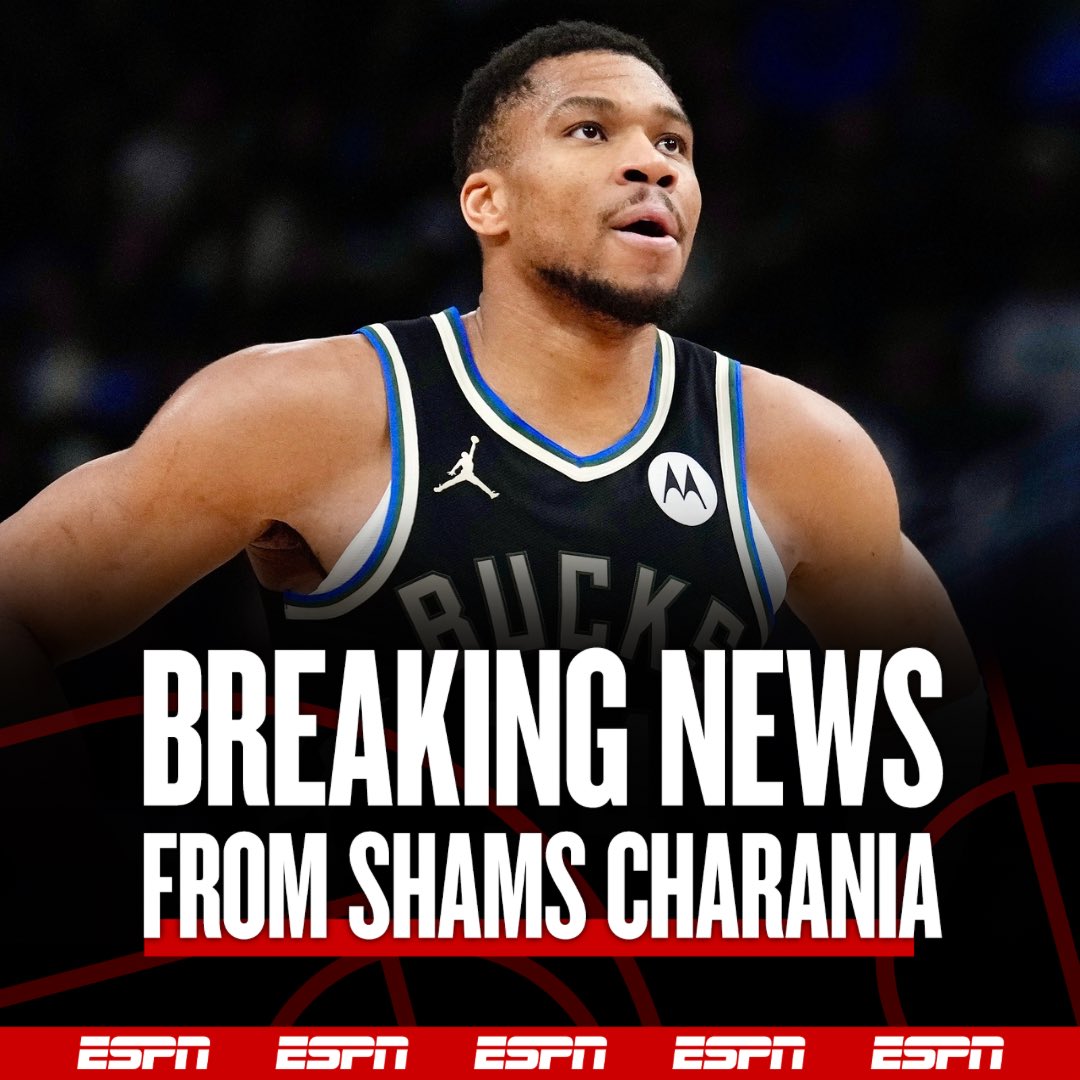Just in: Giannis Antetokounmpo has traded 1x All Star Shams Charania to Team Anderson in exchange for Simu Liu, Mustard, Mat Ishbia, and and Lethal Shooter.

Although Shams didn't formally request a trade, both parties believed it was finally time to find a new home for the 1x