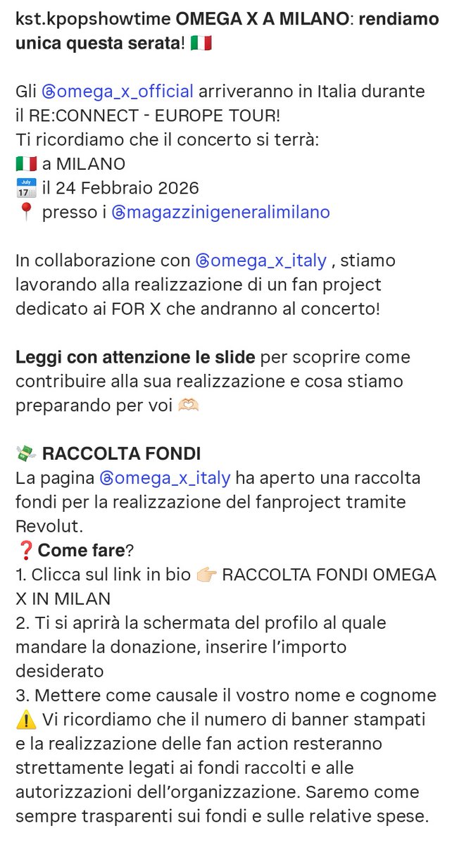 omega_xnews's tweet photo. [2/3] FAN PROYECT de FOR X ITALIA

🎟️ Detalles y venta de entradas:
https://t.co/DdtXyED8kr

✏️ Información del proyecto:  https://t.co/cHdmEOICHU

📝 Recaudación y grupo: https://t.co/cVURFPAfN2

#OMEGA_X #오메가엑스 #FOR_X
#OMEGA_X_RECONNECT https://t.co/BLOFkCfRBS