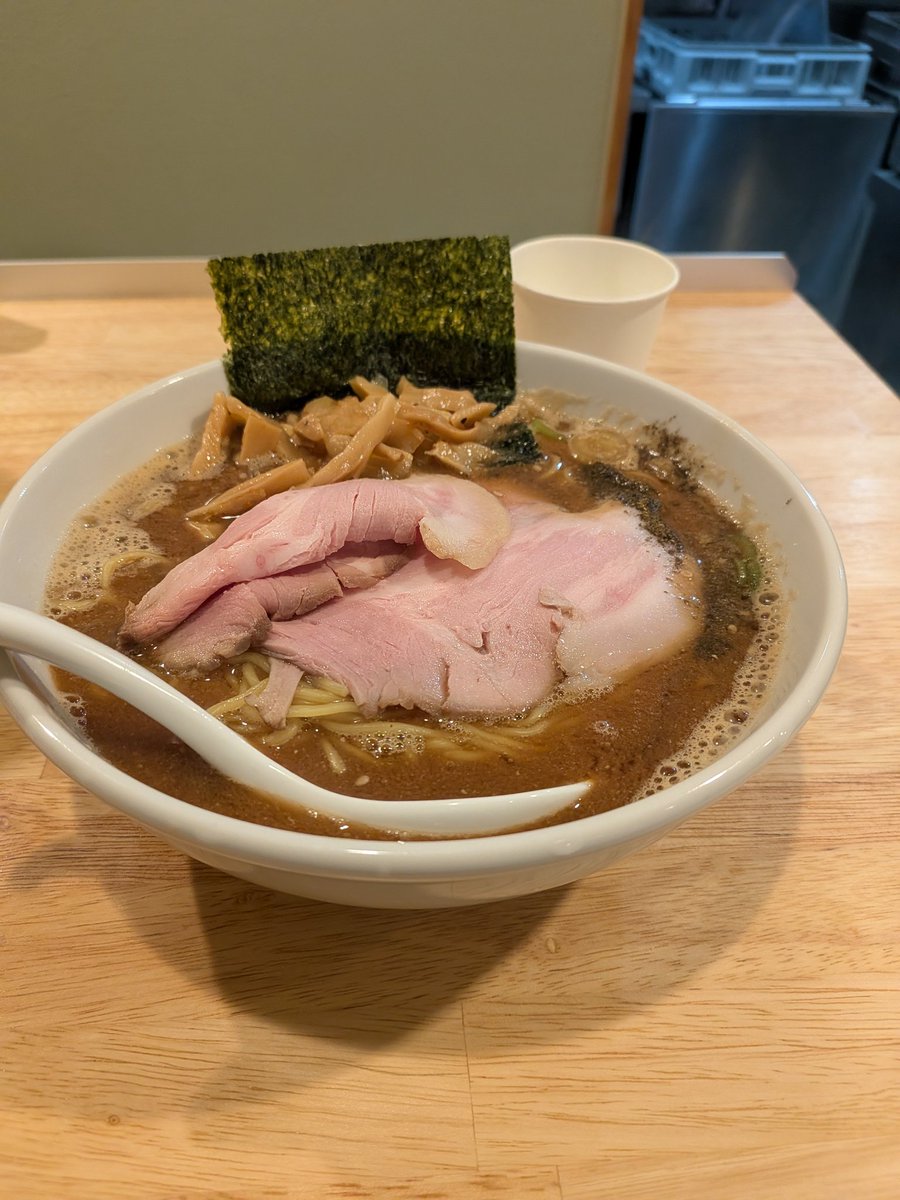 Elderly_Uncle's tweet photo. 今年初ラーメン。
渡り蟹味噌ラーメン中盛。
めっちゃ美味しかった。
2026/02/04(水) 後半 17:00～19:00 です https://t.co/QZTF7L1Pnm https://t.co/yeXTwGfL9b