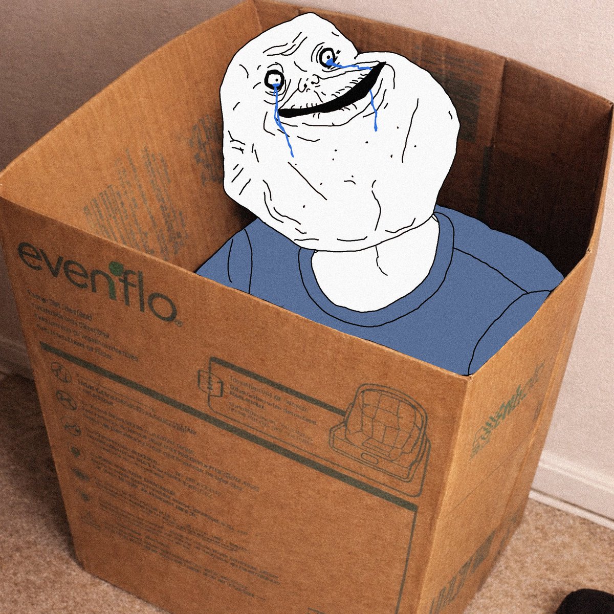 forever alone tweet media