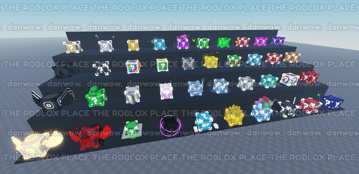 RefreshDaniel's tweet photo. LUCKY BLOCK PACK!🔥
Expect for the pack to be out by tomorrow/day after!

- 40 blocks!
- Some Blocks Animated!
- VFX on ALL BLOCKS!
- Vector Icons on ALL BLOCKS!

$80 USD / 30k Robux for the PACK!
discord: https://t.co/rEWzn7cuoL https://t.co/2ZGYXjxDZC