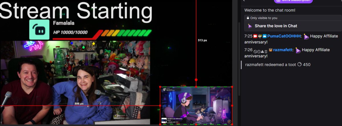 Sssoooooooooo

Today is our affiliate anniversary! Tell everyone!

We got plans to make so this is perfect timing!

twitch.tv/pumacatoohhh