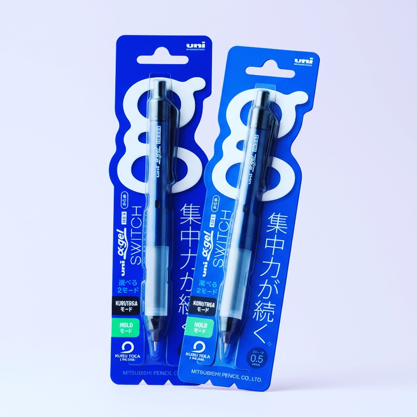 WildColorz's tweet photo. Uni Alpha-Gel Switch Mechanical Pencil

- Switch Mode: Toggle between sharp Kuru Toga rotation or stable Hold mode.
- The Grip: Famous shock-absorbing Alpha-Gel for zero hand fatigue during long grinds.
- The Build: Sleek, pro-tier engineering https://t.co/RfUfC7njtb