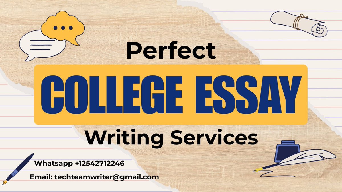 techteamessay's tweet photo. Perfect college essays 

#essay https://t.co/YBiUhLDaDq