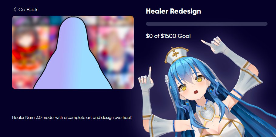 ✨New goal alert!!✨
It's time to bring the healer back (Nami's version)!! If you'd like to help bring the redesign to life, be sure to check out the goal on <a href="/SPONSAOfficial/">SPONSA</a> 

sponsa.app/namijifreesia/…