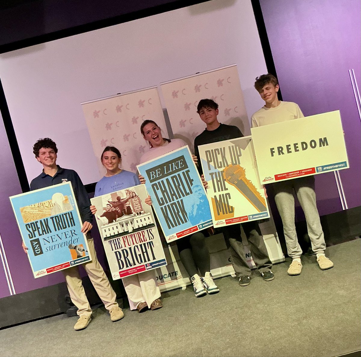 Starting small and growing fast!! 💪
Tonight, our <a href="/tpusastudents/">TPUSA Students</a> at Grapevine Christian School kicked off a BRAND NEW chapter with good food and great conversation! Excited to watch this passionate chapter grow!! #pickupthemic #freethefirst #forcharlie