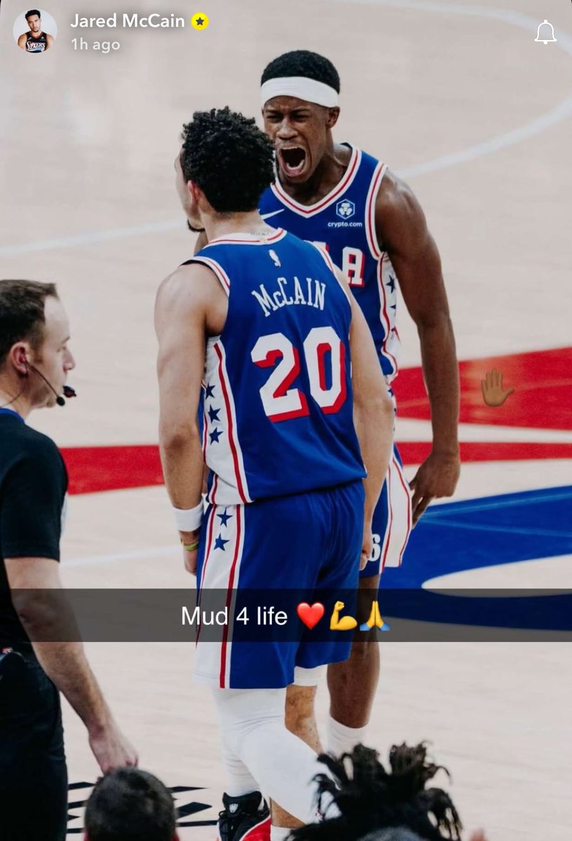 SixersJustin's tweet image. Jared McCain on Snapchat