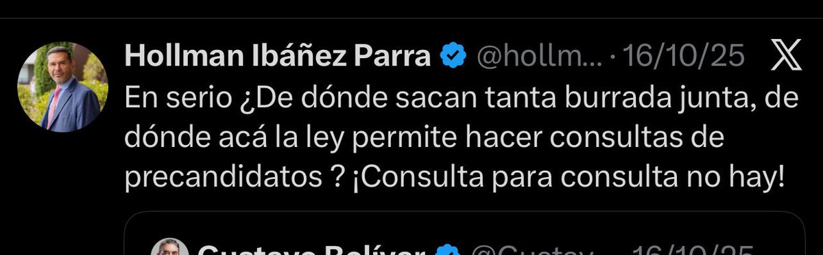 Gustavo Bolívar tweet media