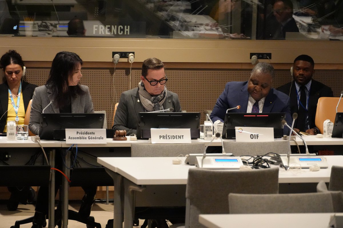 RPNY_OIF's tweet image. Sous la présidence de l'@ANDORRA_UN , le Groupe des Ambassadeurs francophones a échangé avec la @UN_PGA, Mme. Annalena Baerbock, sur ses priorités pour l'année 2026. Un moment clé de plaidoyer et de convergence sur plusieurs enjeux : 

📌Le #multilinguisme n’est pas un enjeu