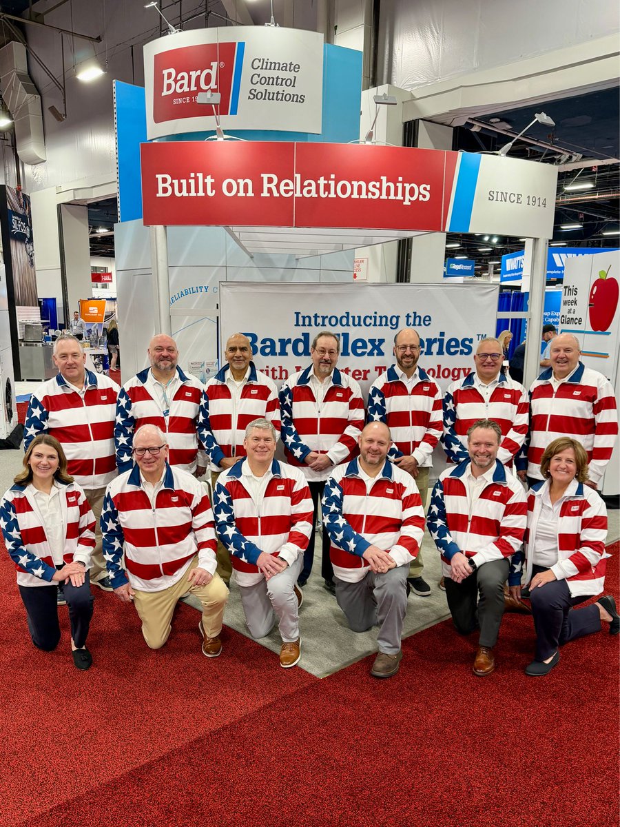 Thank you everyone for a successful AHR Expo! #GoldStandardofComfort #TeamBard  🏅