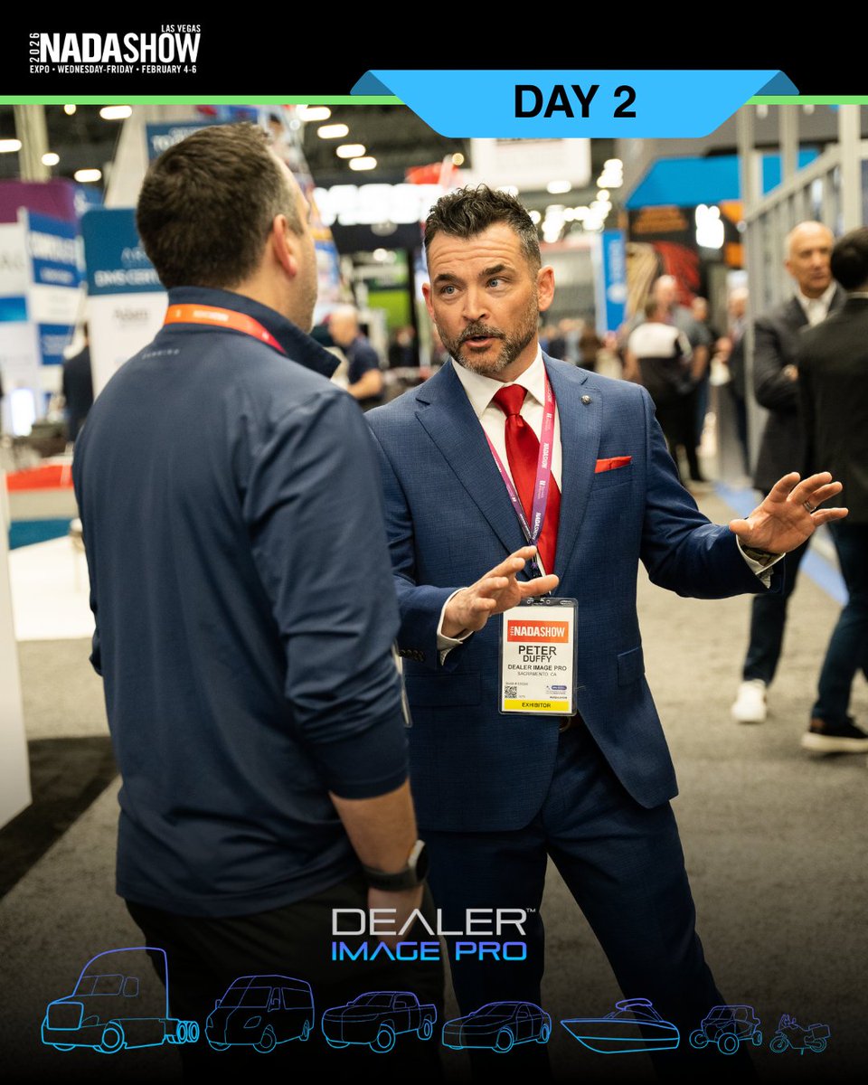 DealerImagePro's tweet photo. It’s been a great first full day on the expo floor! From live demos and real conversations to reconnecting with customers and spinning the prize wheel, the energy has been strong.
We’ll be back at Booth #5300W tomorrow and Friday.
#DealerImagePro #PhotoAssistant #NADA2026 https://t.co/nEUWTi5Ry2