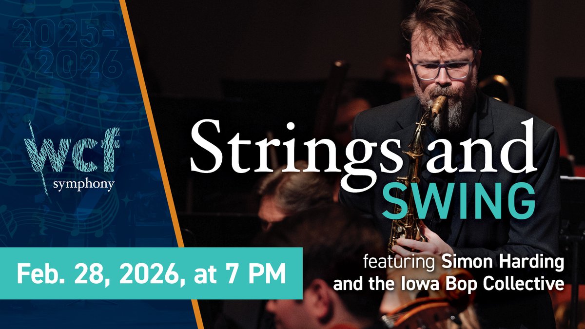 🎻✨ Get ready to swing! Join your wcfsymphony  for Strings and Swing on Sat, Feb 28 at the Gallagher Bluedorn Performing Arts Center! 🎶
An exciting blend of classical strings &amp; big-band vibes you won’t want to miss!🎷🎼
➡️ wcfsymphony.org/event/strings-… 
#Symphony #Jazz #WaterlooCF