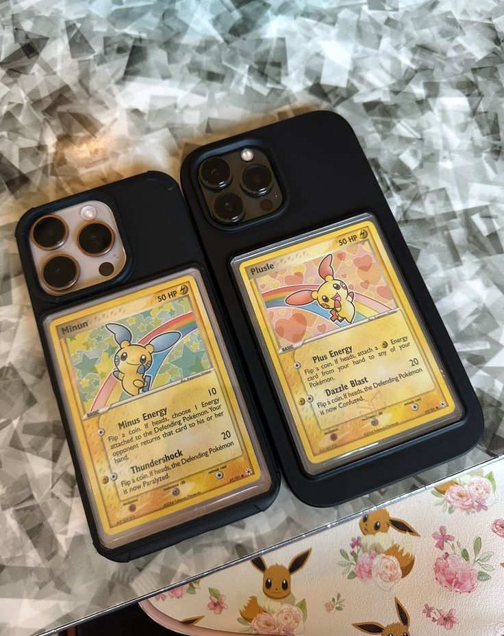 PokeDailyPost's tweet photo. matching phone case🌈 https://t.co/kgldEnv1Fq