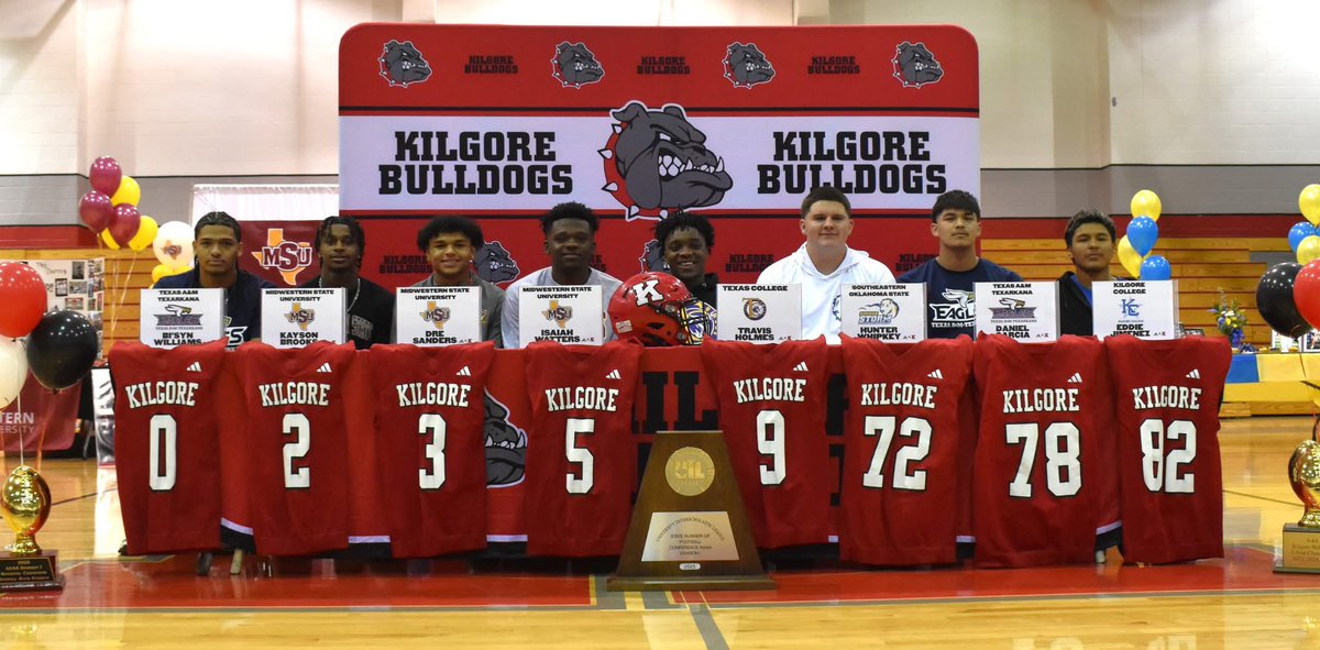 Some big time accomplishments this week! We had 8 of our student-athletes sign to continue their careers at multiple colleges. We are extremely excited and proud of these guys and can’t wait to watch them grow. Thank you for being a dog #STATE #EAT #RespectTheK #RecruitTheK