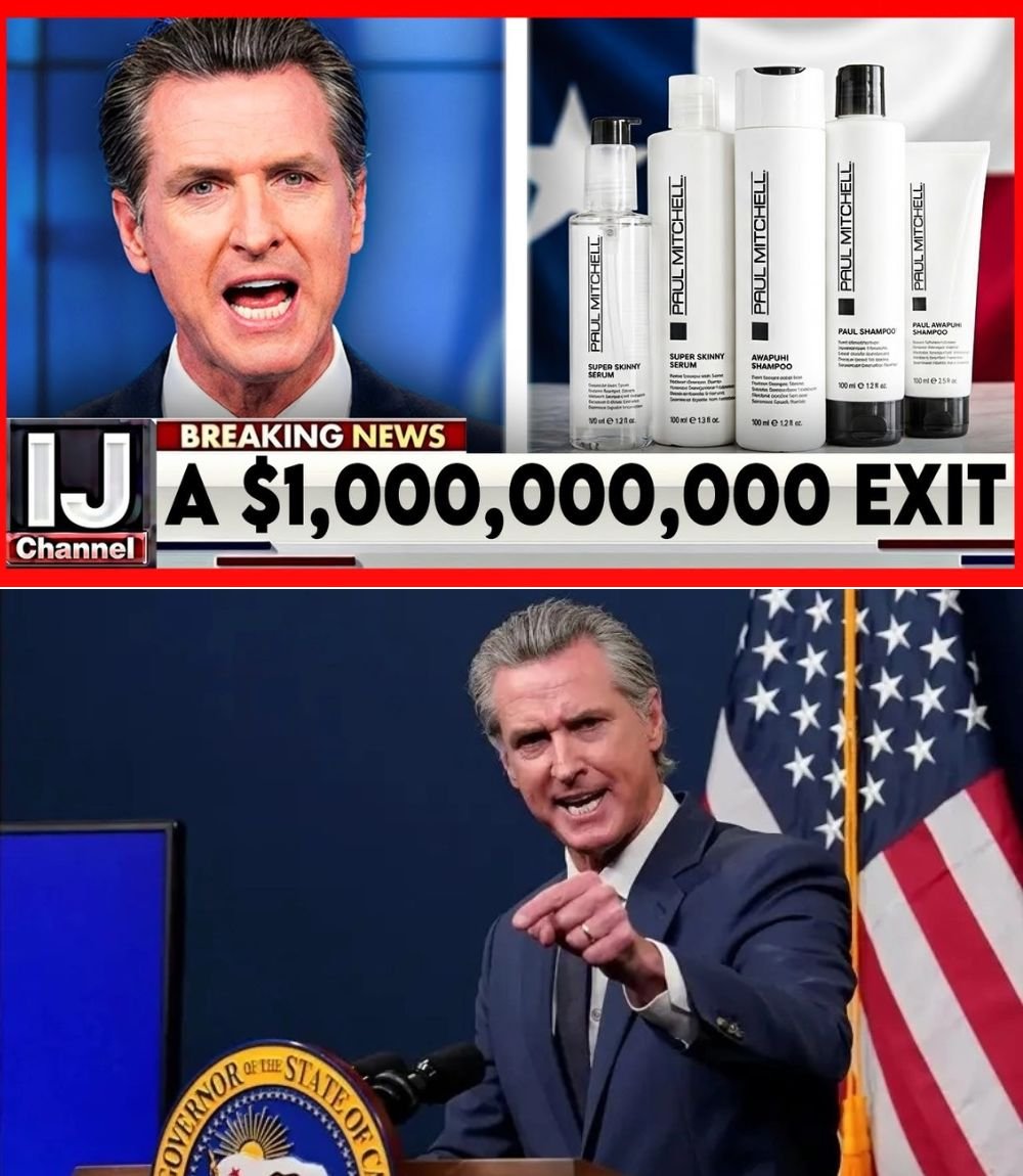 Great job Gavin, a billion-dollar business is bolting CA for TX you jackass!