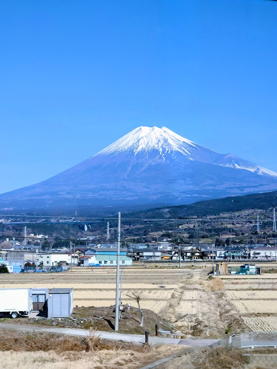 RT @HS0413TK: 2026年2月3日(火) 富士山🗻 新幹線車窓より