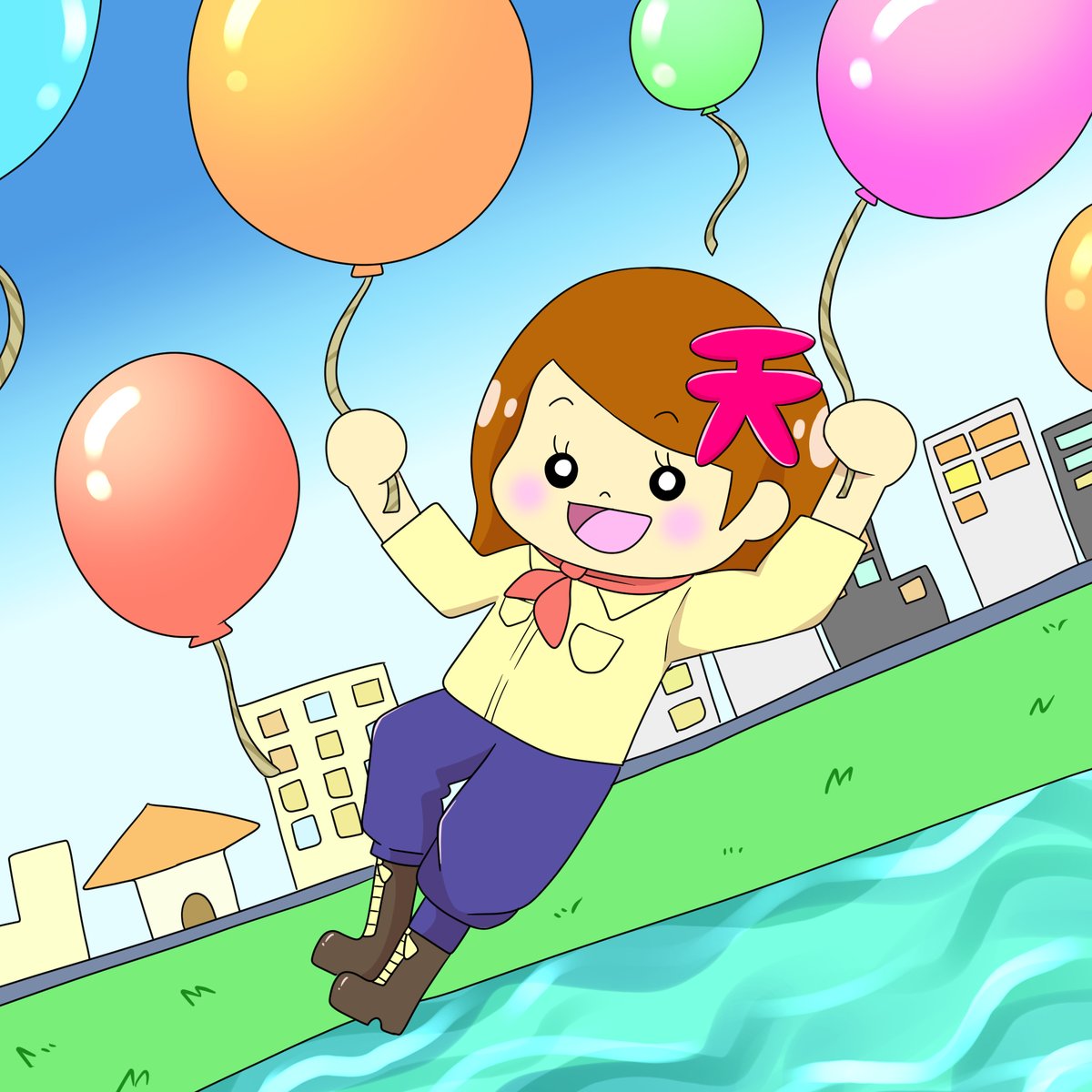 天テンちゃんパネルチャレンジ🎈 答え合わせ！ 天テンちゃんは『風船