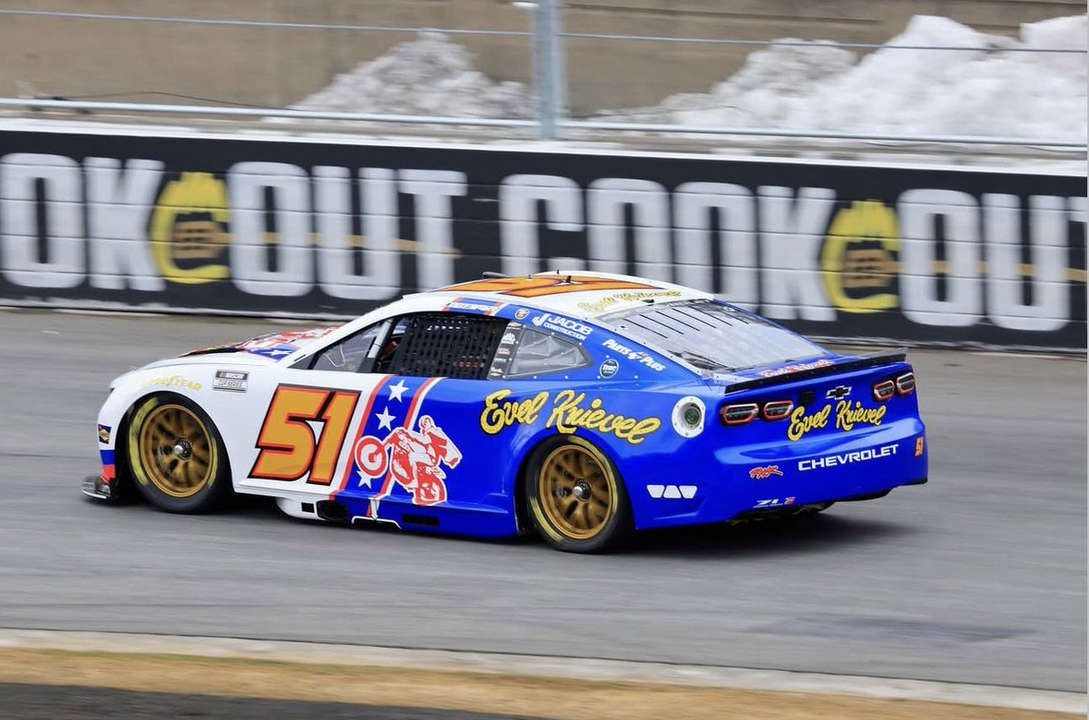 evelknievel's tweet photo. #51 Looking Sweeet 👊🏼#NASCAR #RickWareRacing #CodyWare #BowmanGrayStadium #EvelKnievel https://t.co/4oEpWz6wAc