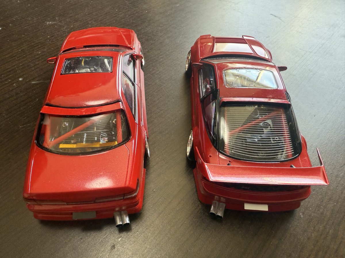 mwWMdVFFqr69300's tweet image. #ミニッツ
#MRD
#プラモデル
#180sx
#マーク2 
3Lの180sx.5Lのマーク2