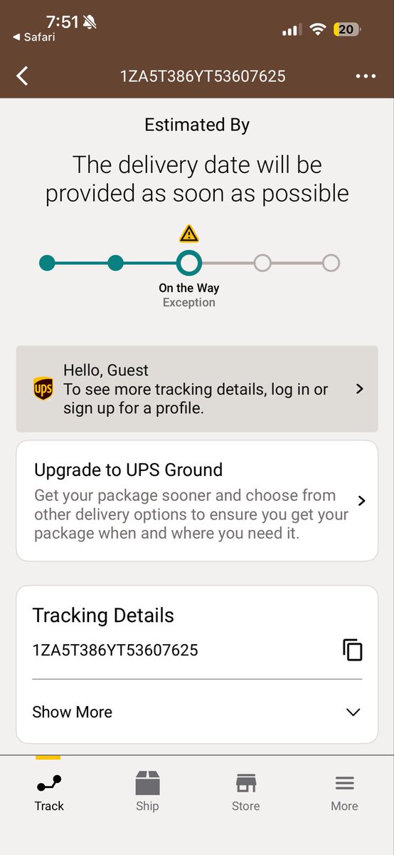 EDiotaleviJr's tweet image. @UPS Springfield, VA since Jan 30. No delivery date. Endless “weather” excuses. Own the failure.
#upsfail #badservice #corporateincompetence #boycottups