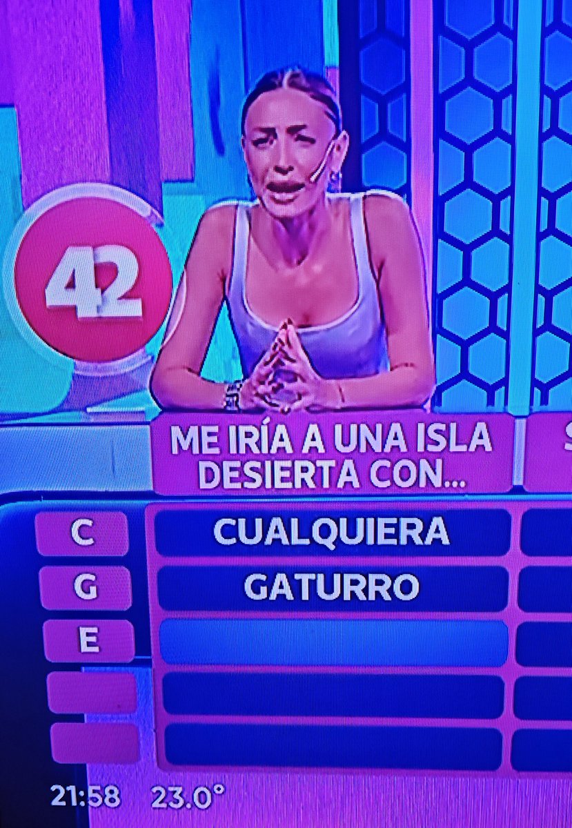 La dejaron servida...