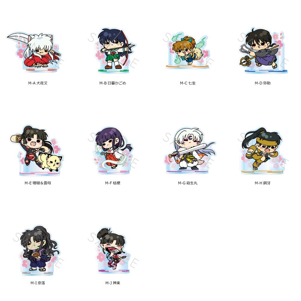 ☆新着☆ 【犬夜叉】 アクリルキーホルダー アクリルスタンド 缶バッジ