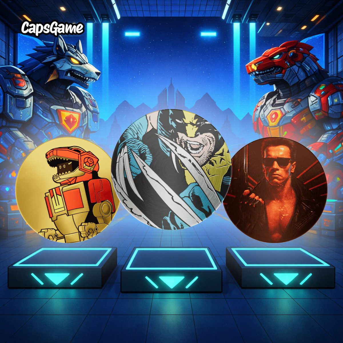 🧪 Mutation Activated 🧪

Today, the collections that now support skins are:
❤️ X Caps
❤️ Blockbusters
❤️ Zords

Skin gene activated — now choose your form #CapsGmae