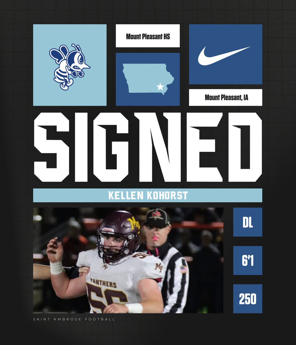St. Ambrose Football tweet media