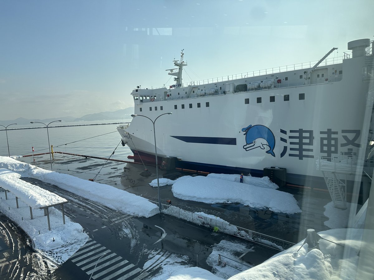 津軽海峡フェリー・ブルードルフィンを堪能中🤩