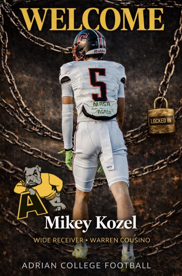 Adrian College Football tweet media
