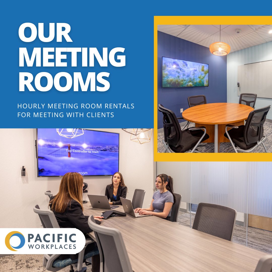 PacWorkplaces's tweet photo. Meet where business actually gets done. 🤝

At Pacific Workplaces, our fully equipped meeting rooms give you a professional space to connect with clients, collaborate with your team and make every meeting count, without the hassle of long-term commitments. From quick client check-ins to important presentations, you’ll have the tech, comfort, and support you need to show up prepared and confident.

Book by the hour, walk in ready, and focus on what matters most: productive conversations and real results. 🤩
.
.
.
.
#PacificWorkplaces #MeetingRooms #ProfessionalMeetings #FlexibleWorkspace #ClientMeetings #WorkBetter #BusinessReady #HourlyMeetingRoomRentals #WeCare #WeMakeWorkBetter