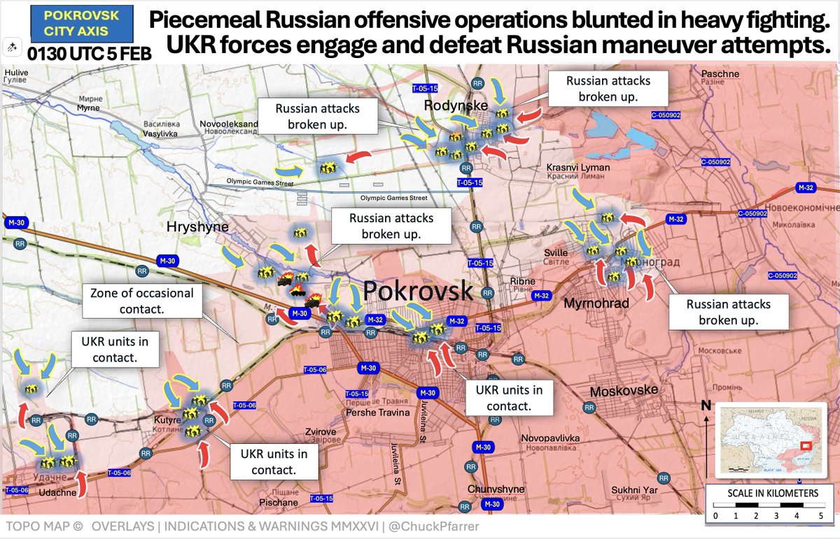 POKROVSK: Ukrainian reports highlight heavy Russian job losses from drone/artillery strikes on vehicles and troop concentrations.  This AO has seen high Russian unemployment with  historical monthly figures in tens of thousands. Unemployment numbers are increased by losses due to