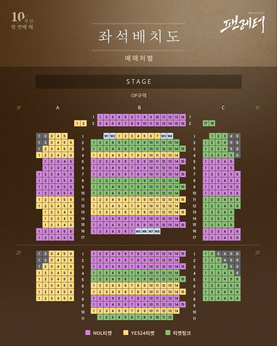 ‼️ 오늘 1시 팬렡 “앵콜” 1차 팃팅 (본공/앵콜 예매창 다름!) 

- 3/17 화***, 3/28 토 낮 /// 재관할  
- 인팤 예스 티링 퐁당퐁당 땅따먹기  

홍아센이라 통로 선호하지만… 
일단 상관 없이 2회차 구해봅니다 🥲🙏🏻