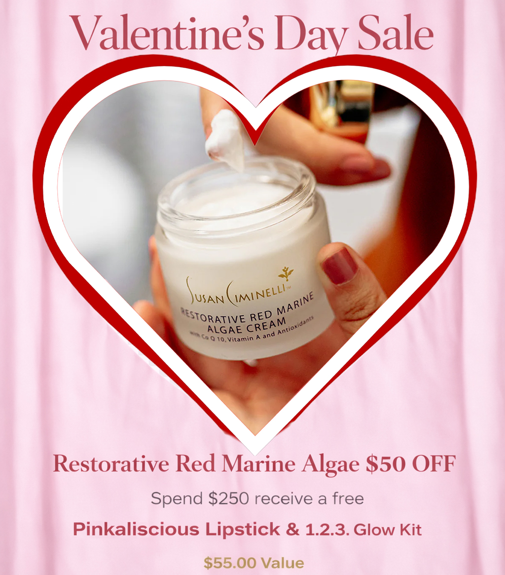 SusanCiminelli's tweet photo. This Valentine’s Day, give your skin the love it deserves.
Enjoy $50 OFF Restorative Red Marine Algae and receive a FREE Pinkaliscious Lipstick &amp; 1.2.3. Glow Kit when you spend $250.

https://t.co/AuurWIGKGg

#ValentinesDaySale #LuxurySkincare #GlowingSkin #SelfLove #SkinCare https://t.co/95BDFUpZWQ