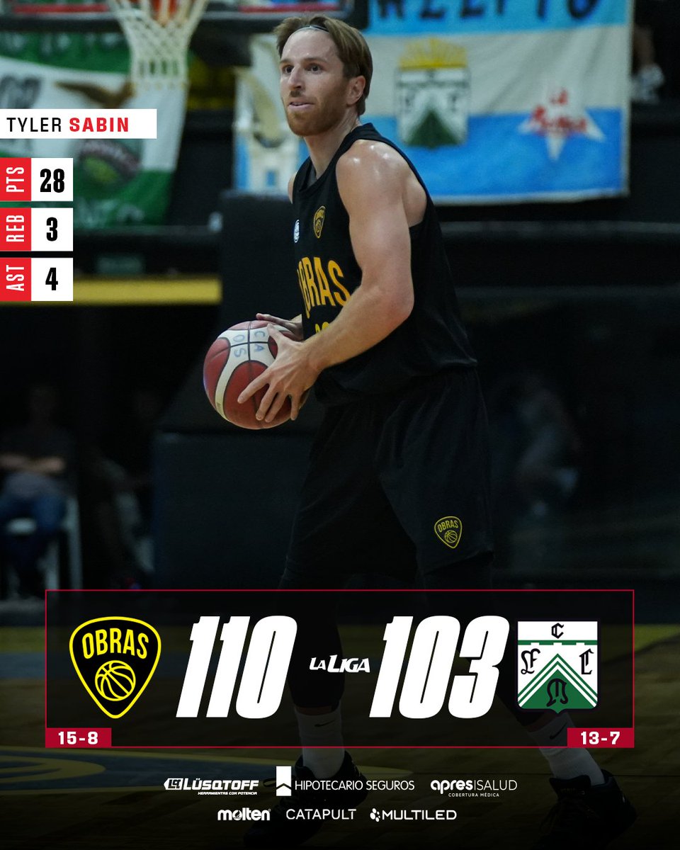 🤯 <a href="/ObrasBasket/">Obras Basket</a> se llevó uno de los partidos de la temporada y bajó al líder en Núñez

#LaLigaNacional
