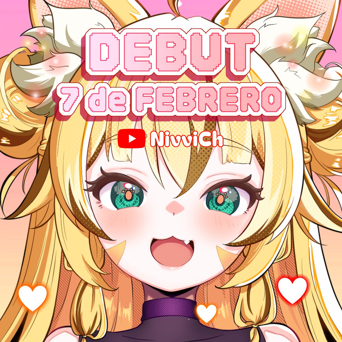 HEYA!!! 3 DÍAS PARA EL DEBUT de Nivvi 🥳

NivviCh en YouTube el Sábado 7 de FEBRERO del 2026 🙀

<a href="/nivvi_ch/">Nivvi🐾🧡【KINIKORI】</a> 

youtube.com/@NivviCh