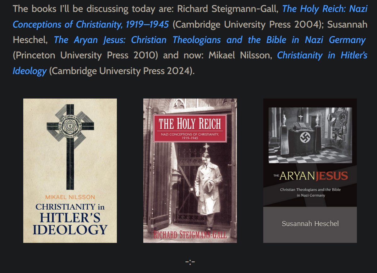 ‼️‼️Breaking: Famous Atheist, Ancient History PH.D, author, public intellectual, and academic Richard Carrier Supports my threads and research on Hitler's religion!!!!

In an article published on January 29th 2026 he discusses three major works that have radically changed the way