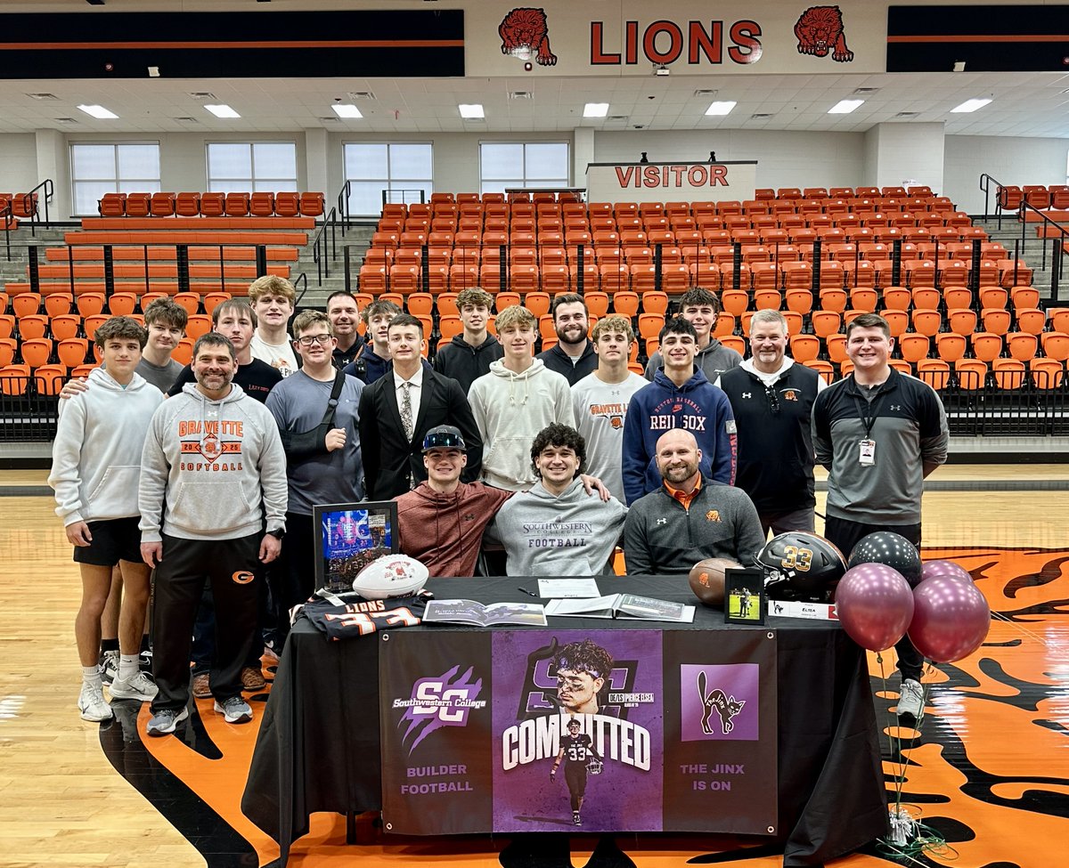 Gravette Lion Football tweet media