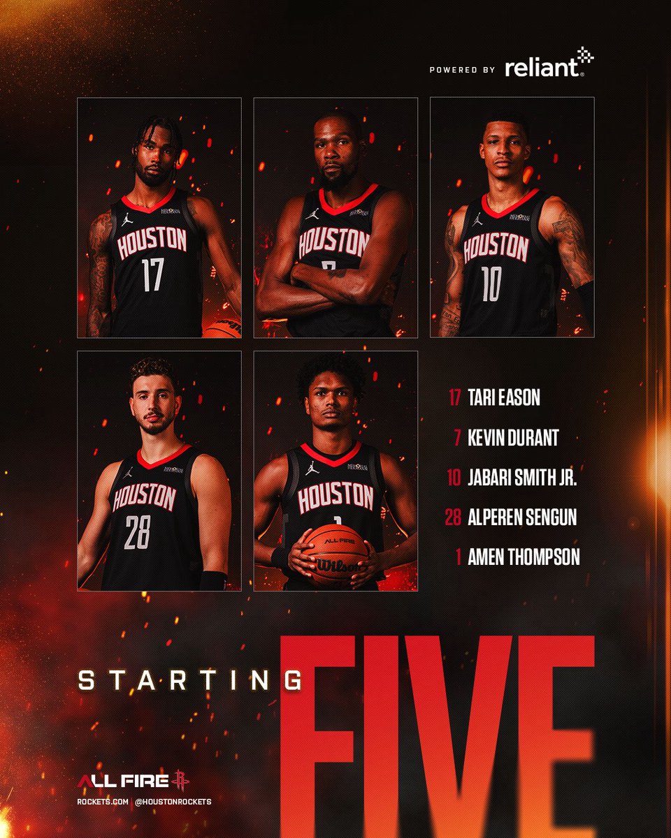 The lineup 5️⃣ @ReliantEnergy