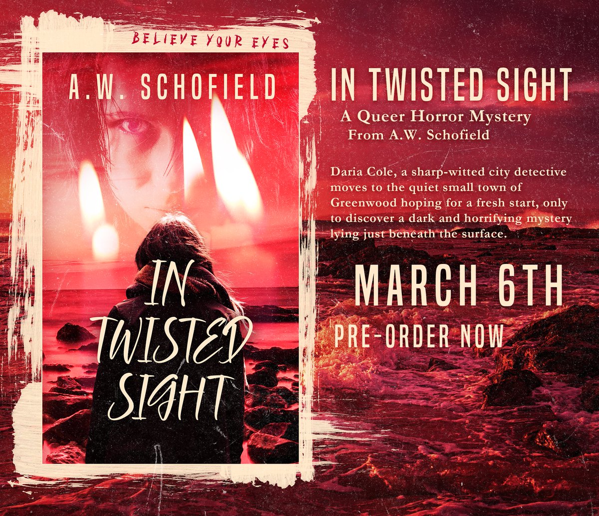 spookygirlrain's tweet image. 🚨IN TWISTED SIGHT HAS A RELEASE DATE AND YOU CAN PRE-ORDER THE EBOOK NOW ON AMAZON🚨

see you March 6th, lovelies!
